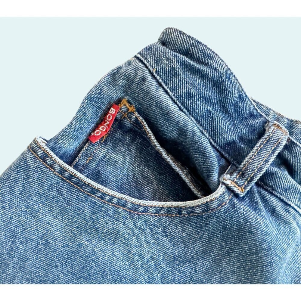 Vintage BONGO Hi Rise Straight Leg Mom Jeans 80s / 90s Size 24 - Picture 4 of 8
